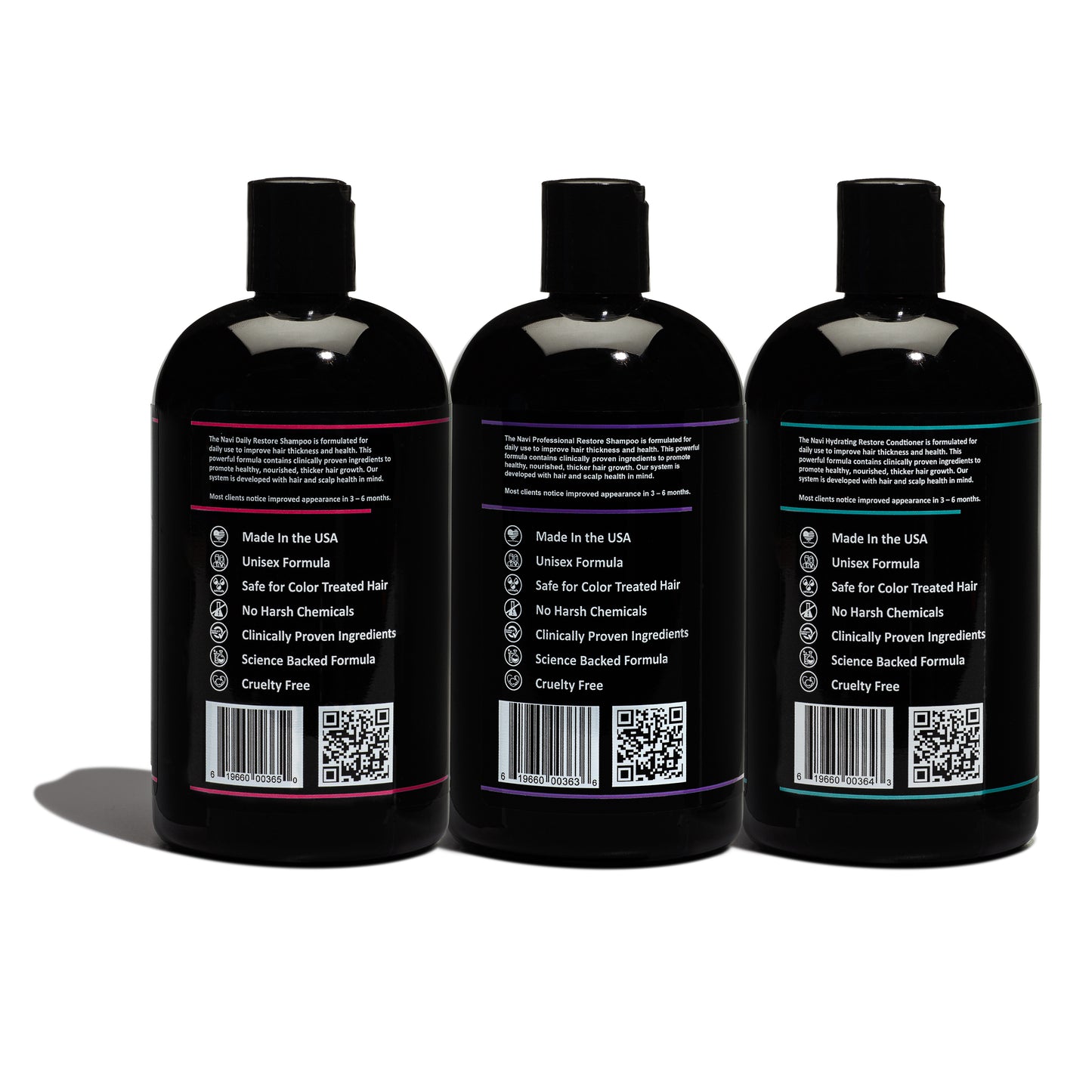 Navi Total Restore Shampoo & Conditioner Set with Daily and Professional Shampoo and Conditioner made with DHT Blocking ingredients known to help regrow thicker fuller healthier hair