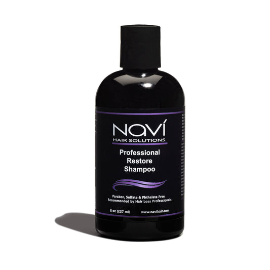 Navi Professional restore conditioner with DHT Blocking Ingredients known to hep regrow thicker fuller healthier hair