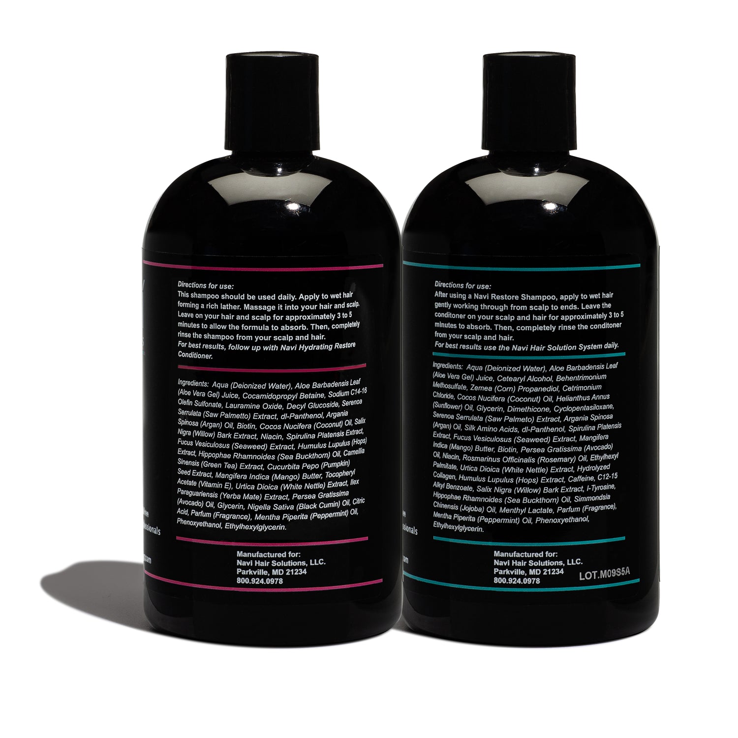 Daily Restore Shampoo & Conditioner Set DHT Blocking Ingredients to help regrow hair healthier and fuller