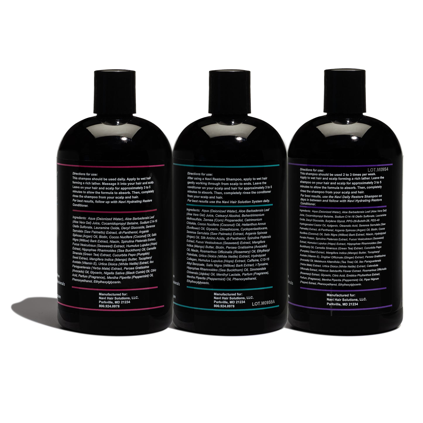 Navi Total Restore Shampoo & Conditioner Set with Daily and Professional Shampoo and Conditioner made with DHT Blocking ingredients known to help regrow thicker fuller healthier hair