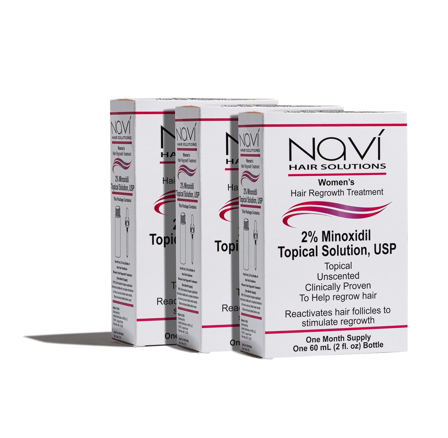 Women's 2% FDA Approved Minoxidil Topical clinically proven to regrow hair