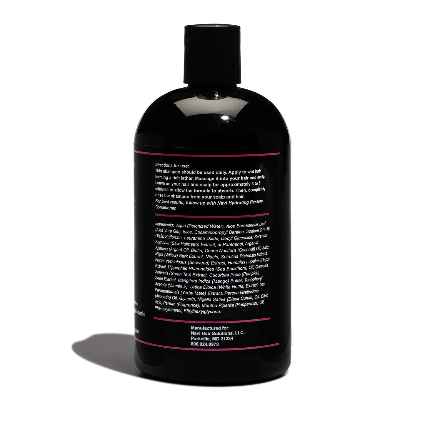Daily Restore Shampoo with natural DHT Blocking Ingredients to help regrow thicker fuller hair